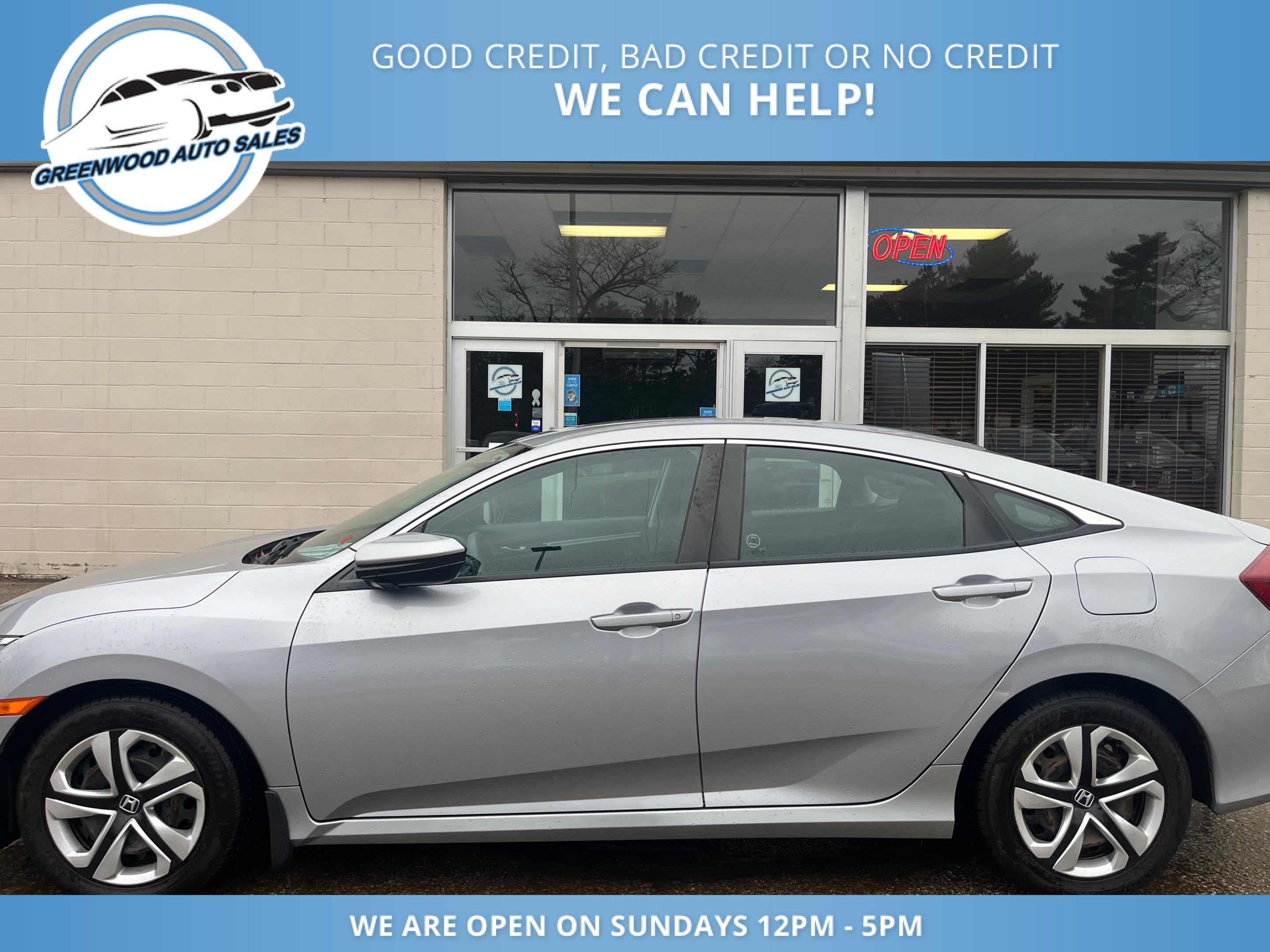 2018 Honda Civic LX PRICED TO MOVE! BACKUP CAM! CALL NOW!  CARFAX