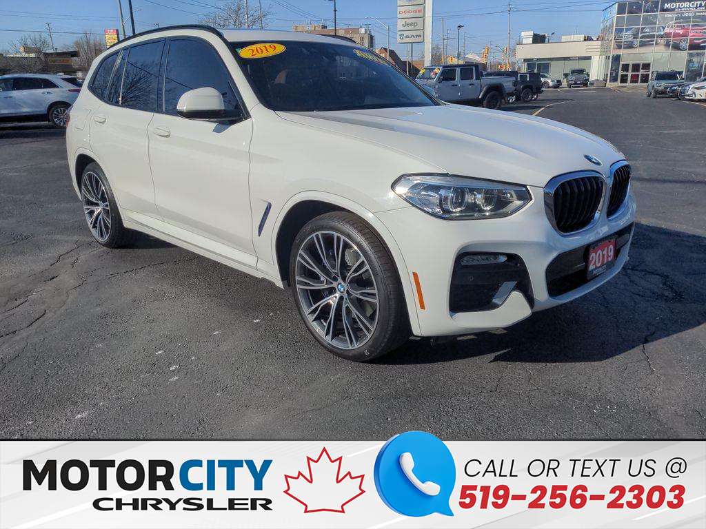 2019 BMW X3 xDrive30i Low K's Heated Leather Moon Roof Rear Ca