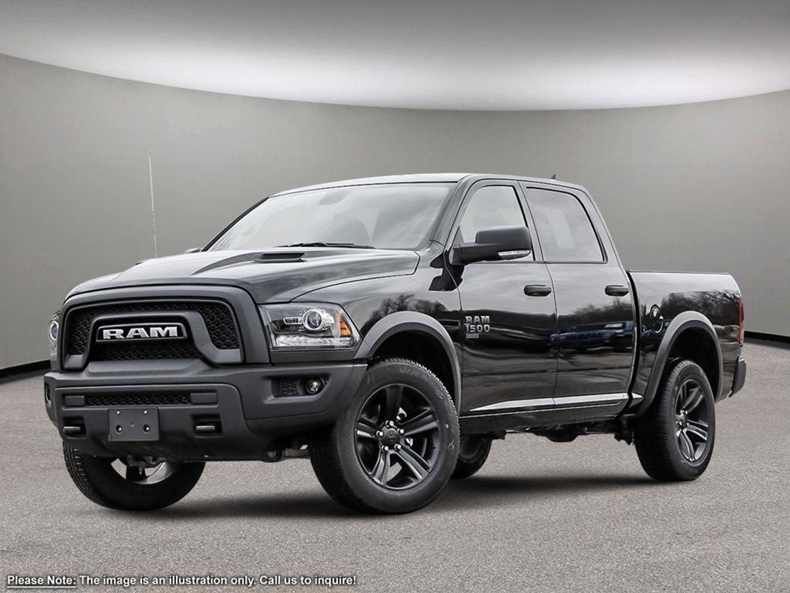 2023 Ram 1500 Classic CLASSIC WARLOCK IN DIAMOND BLACK EQUIPPED WITH A 3