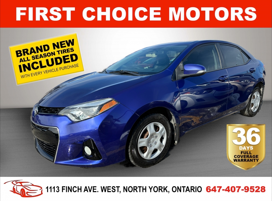 2016 Toyota Corolla S ~AUTOMATIC, FULLY CERTIFIED WITH WARRANTY!!!~
