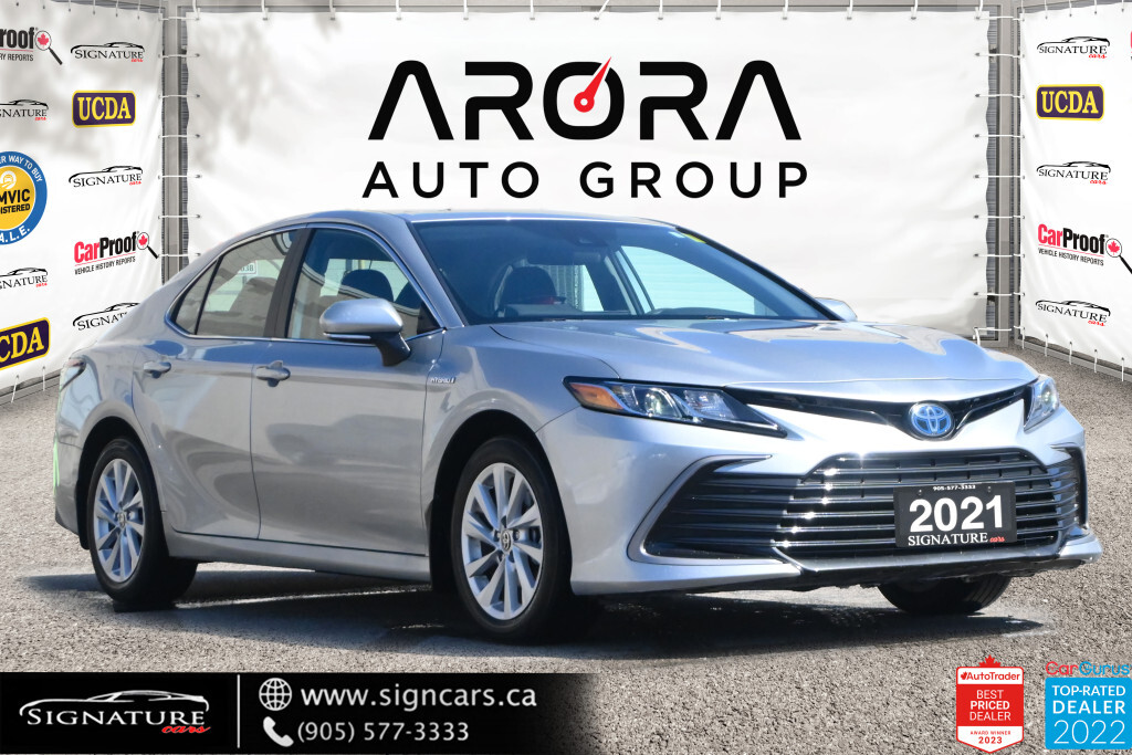 2021 Toyota Camry Hybrid LE / NO ACCIDENTS / ALLOY / CARPLAY / BSM / CRUISE