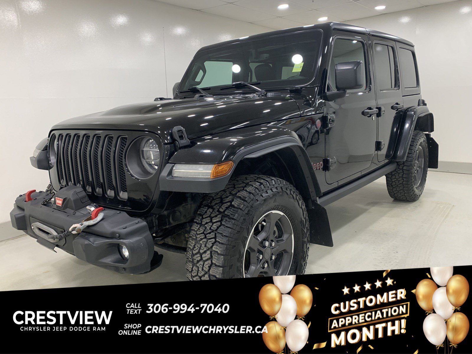 2018 Jeep WRANGLER UNLIMITED Rubicon * Winch * Leather *