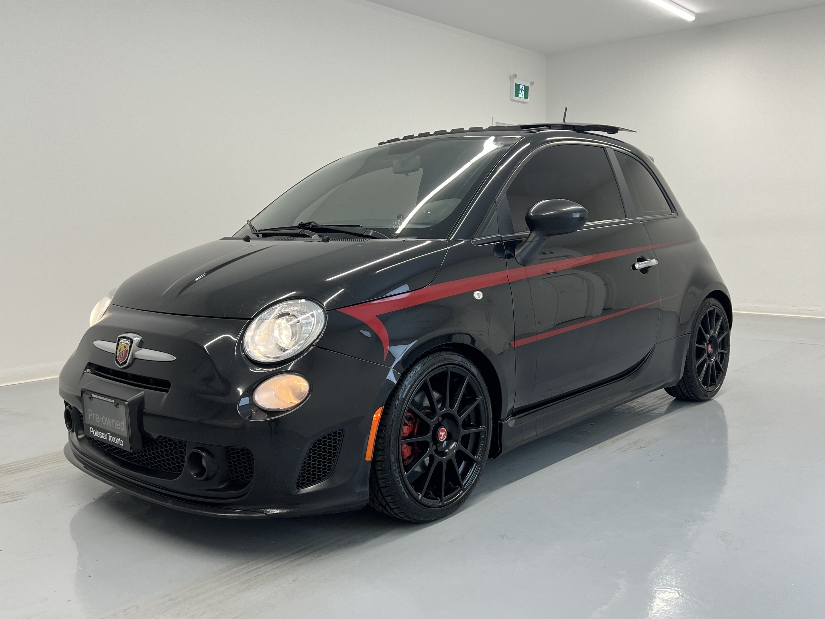 2013 Fiat 500 Abarth l Pan Roof l RED LEATHER l Lots of Extras 