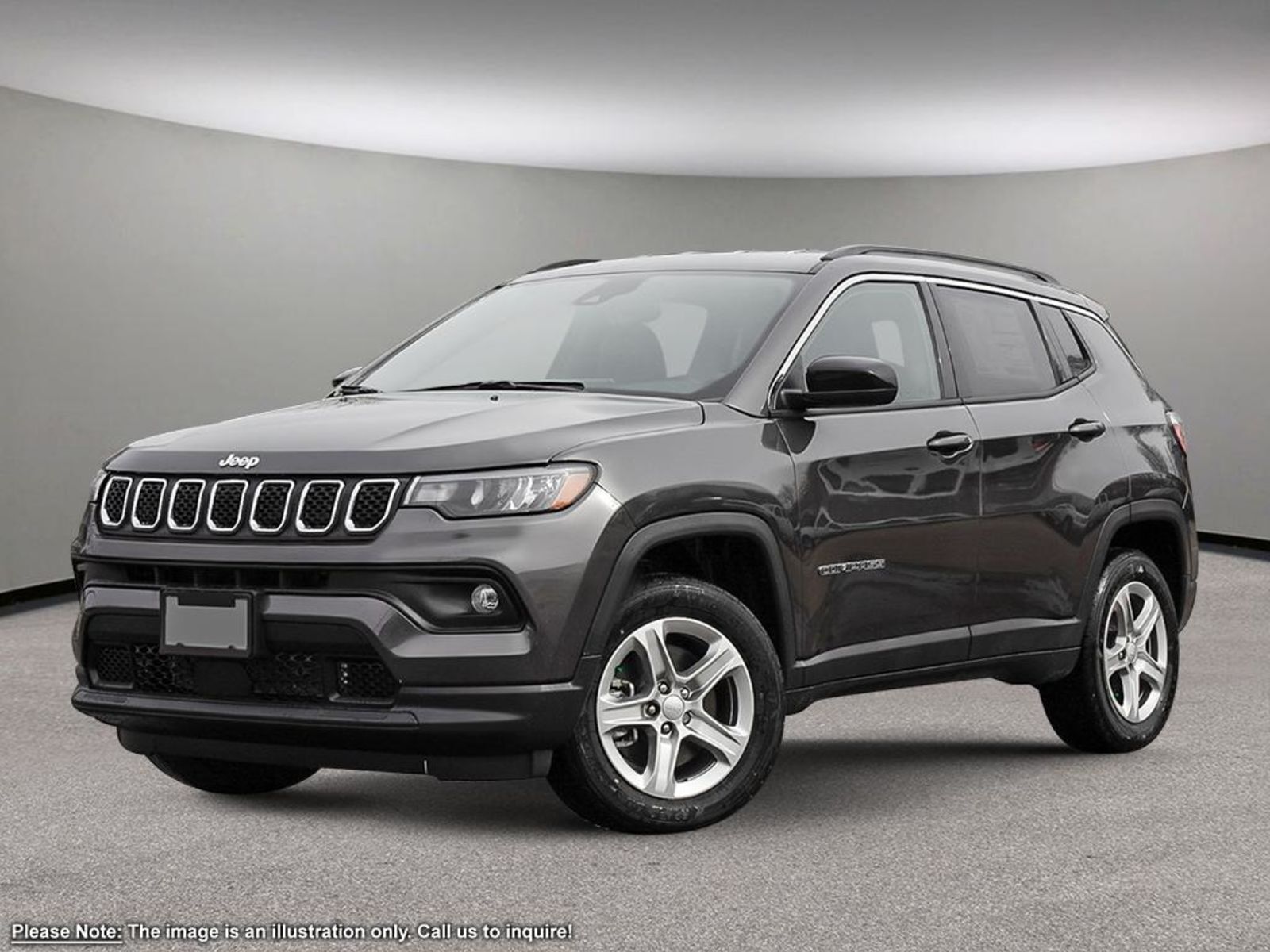 2024 Jeep Compass NORTH IN BALTIC GREY METALLIC EQUIPPED WITH A 2.0L