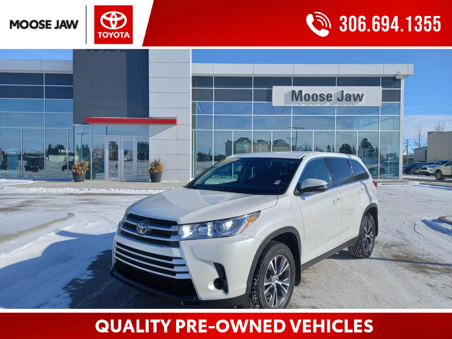 2019 Toyota Highlander LE LOCAL TRADE ACCIDENT FREE