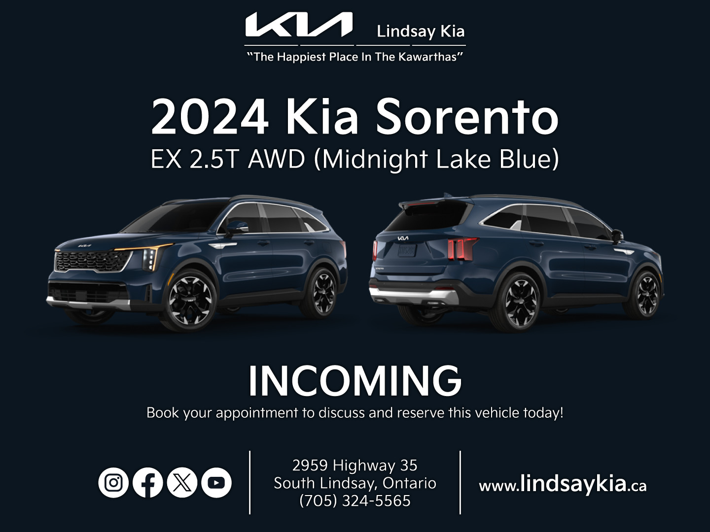 2024 Kia Sorento EX 2.5T AWD