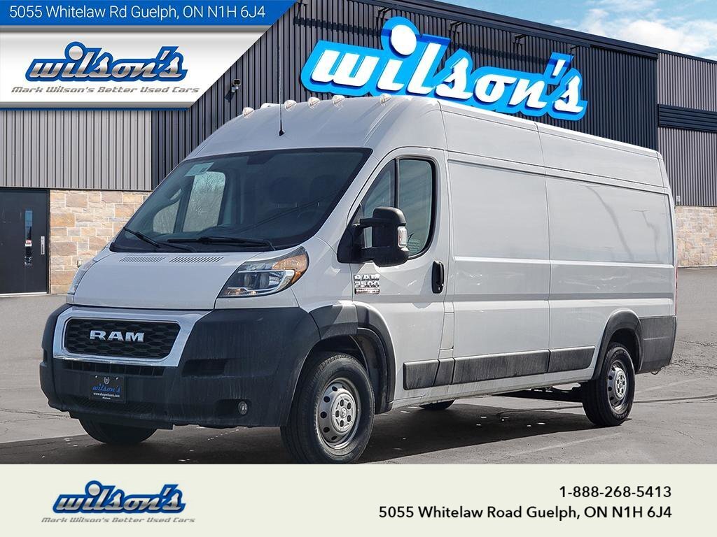 2021 Ram ProMaster Cargo Van High Roof Extended 159, 3 Passenger, Hitch Receive