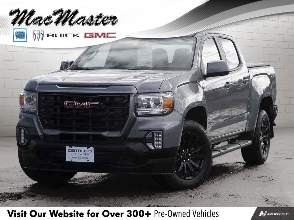 2022 GMC Canyon ELEVATION W/LEATHER, CREW, 4X4, 1-OWNER, CLEAN!