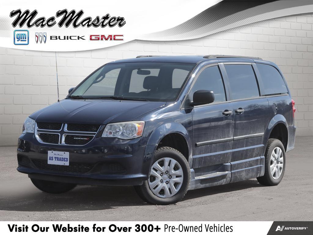2013 Dodge Grand Caravan SE, WHEELCHAIR ACCESSIBLE, SIDE ENTRY RAMP, LOW KM