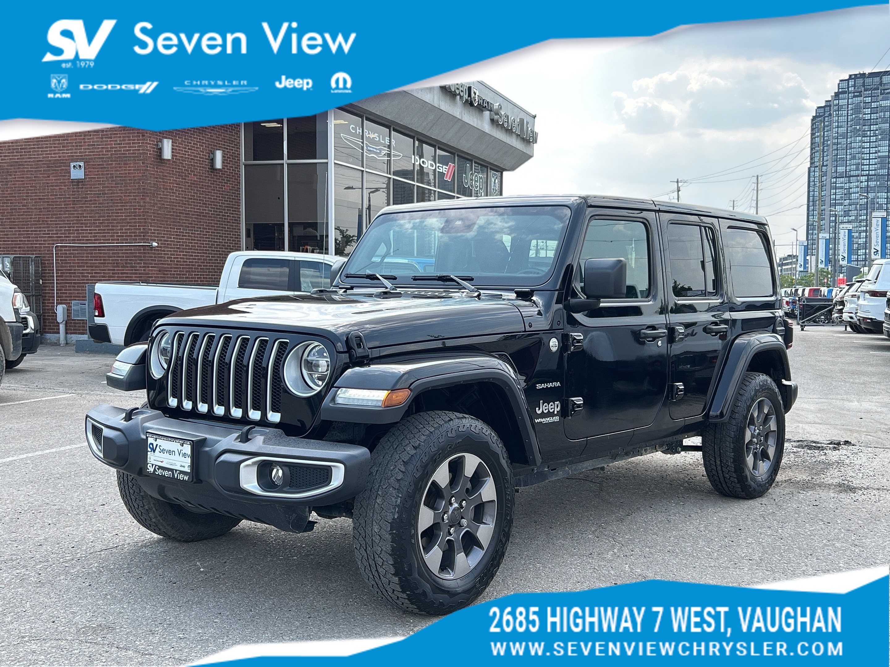 2019 Jeep Wrangler Unlimited Sahara 4x4 NAVI/LEATHER/SAFETY GROUP