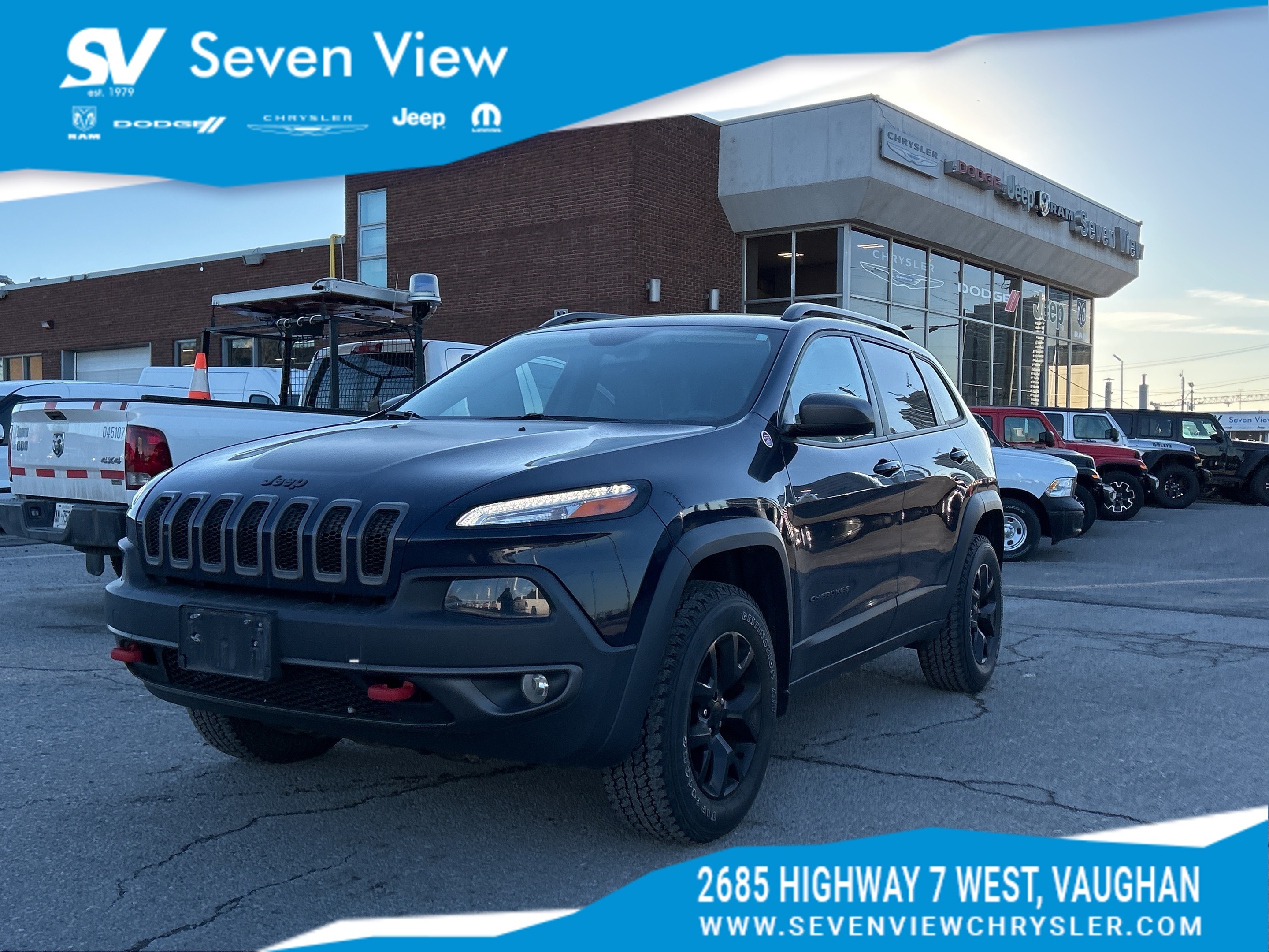 2016 Jeep Cherokee 4WD 4dr Trailhawk NAVI/LEATHER/COLD WEATHER PACK