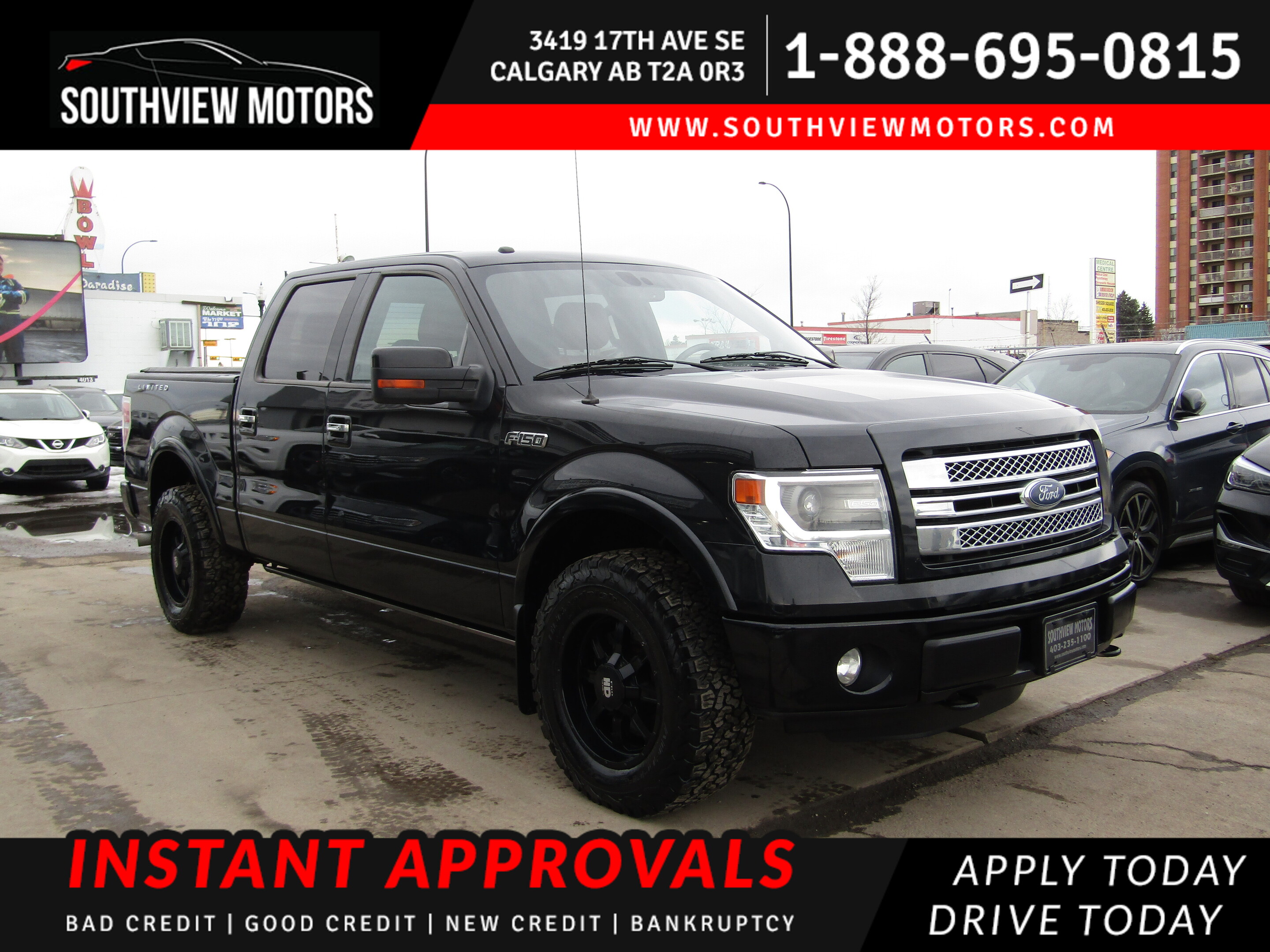 2013 Ford F-150 LIMITED 4WD SUPERCREW 6.2L NAV/CAM/REDLEATHER