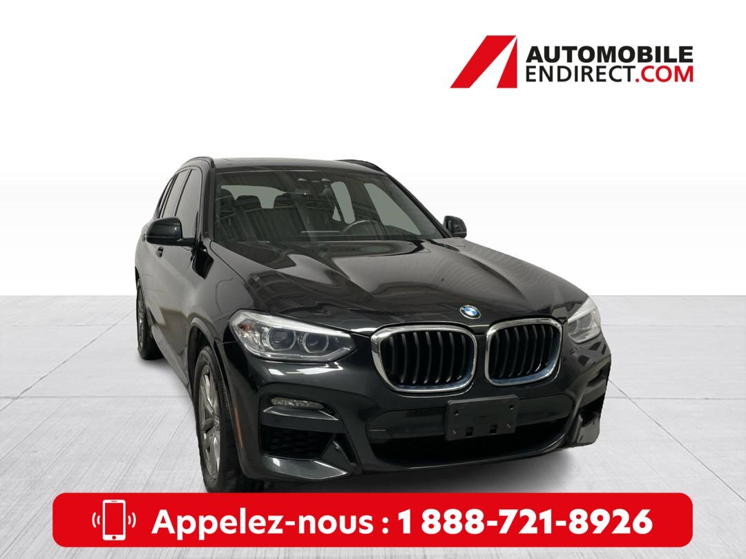 2020 BMW X3 xDrive30i Cuir Toit Pano GPS Sièges Chauffants
