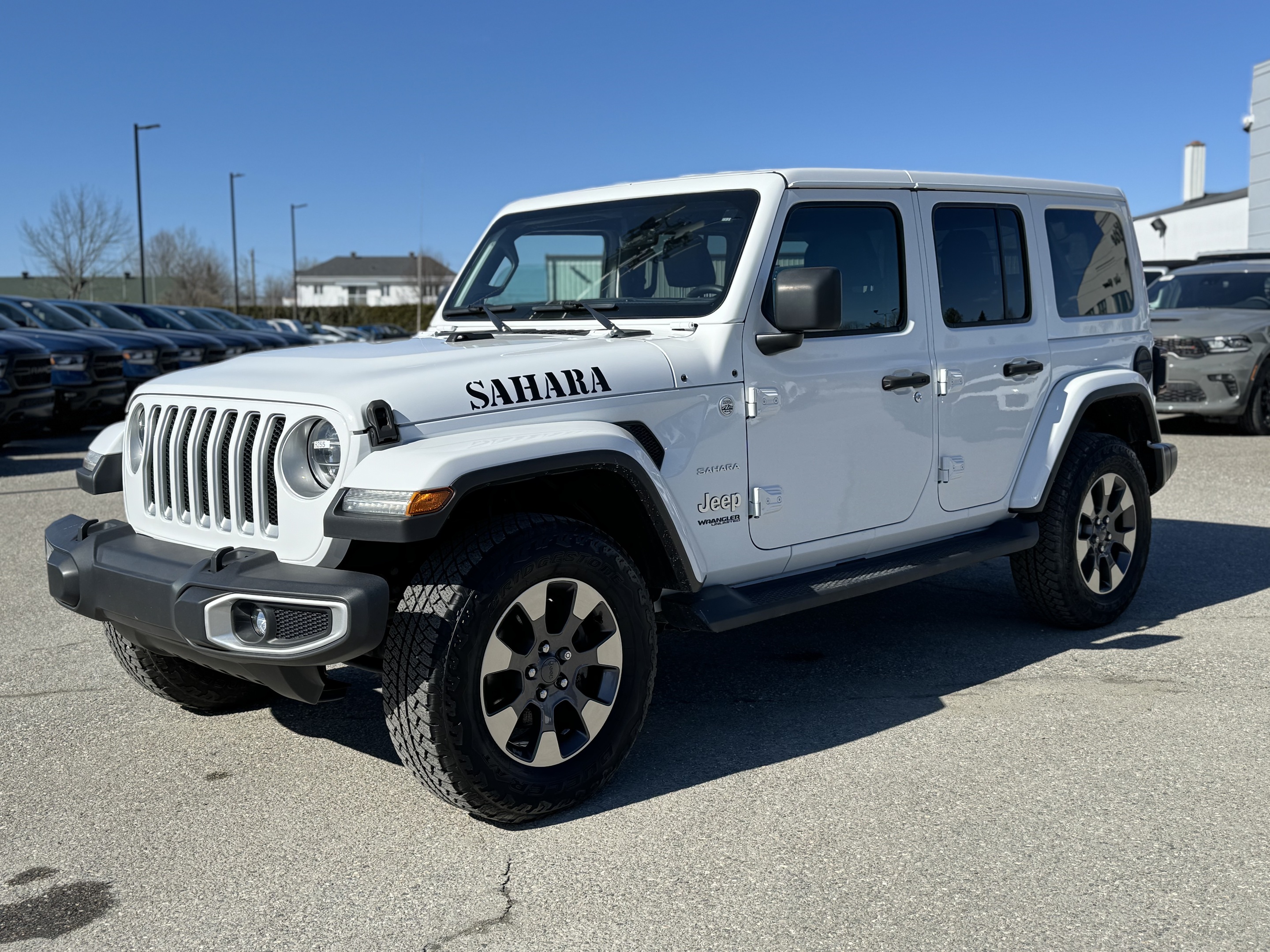 2019 Jeep WRANGLER UNLIMITED SAHARA 4X4 TEMPS FROID / DEL / NAVIGATION / HITCH