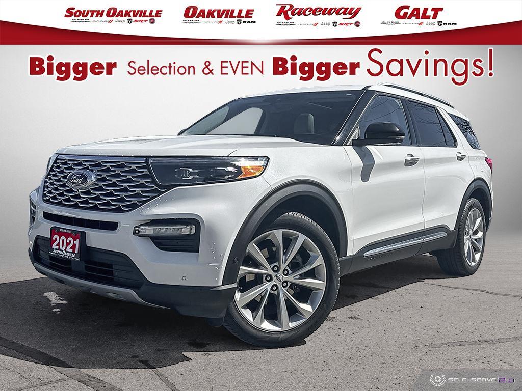 2021 Ford Explorer Platinum | LOADED | VENTED LEATHER | PANO SUNROOF 