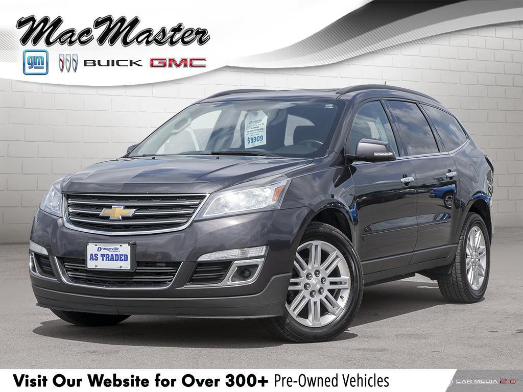 2015 Chevrolet Traverse 1LT, V6, HEATED CLOTH, DUAL ROOF, 1-OWNER, AS-IS!