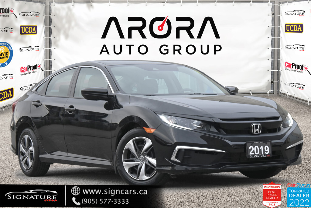 2019 Honda Civic Sedan LX / NO ACCIDENT / CARPLAY / BSM / CRUISE CONTROL 