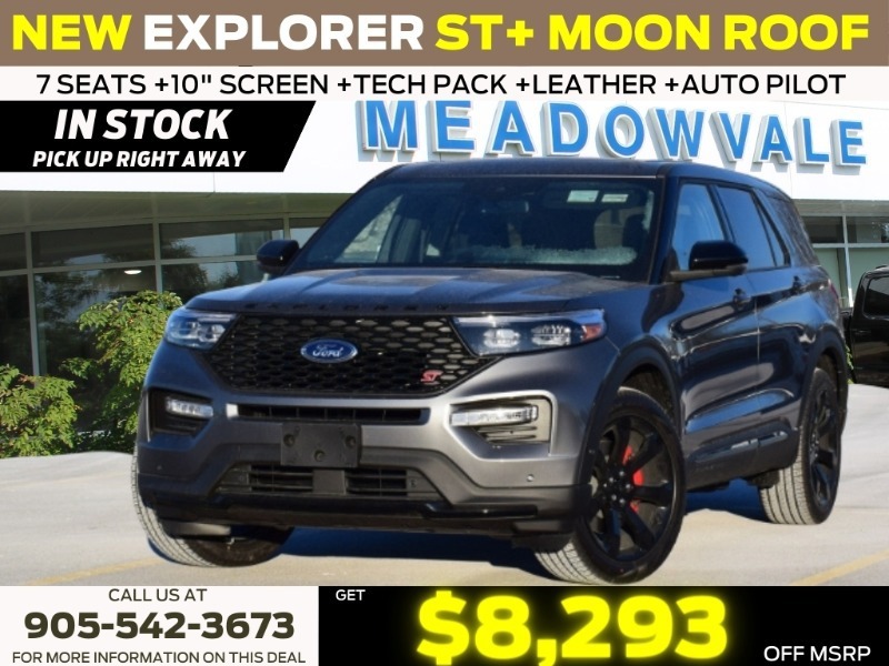 2023 Ford Explorer ST - MOON ROOF  TECHNOLOGY PACKAGE  LOADED