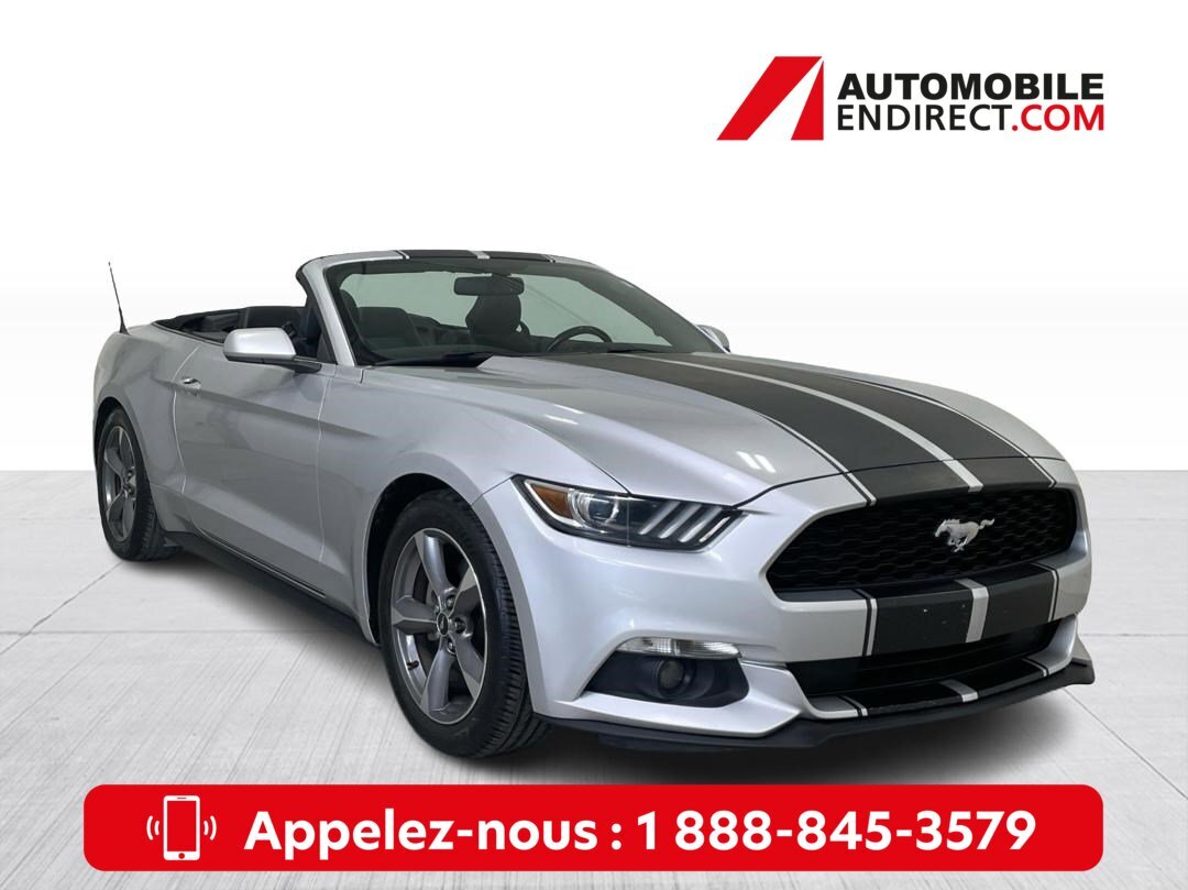 2016 Ford Mustang Convertible A/C Mags Caméra
