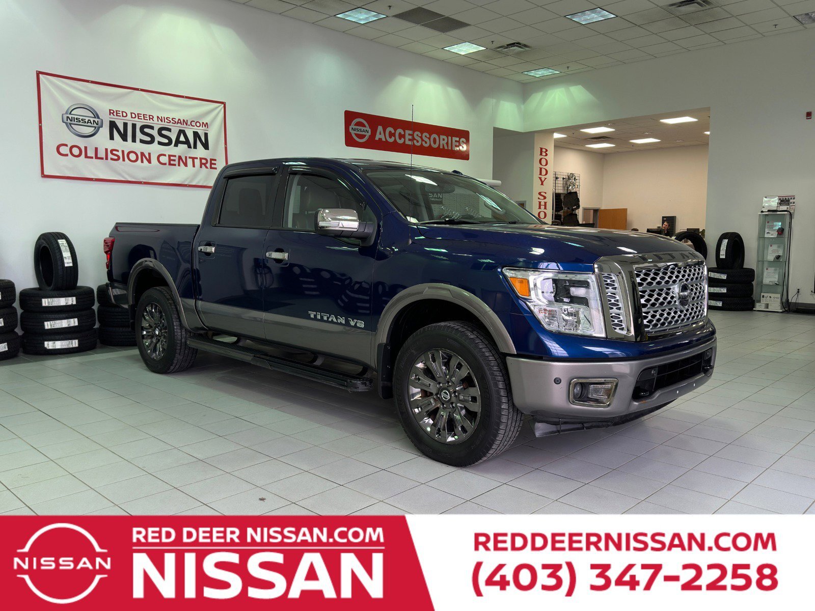 2018 Nissan Titan Platinum RESERVED,TOW PACKAGE,LEATHER,SUNROOF,HEAT