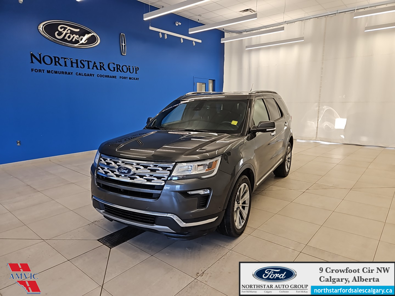 2018 Ford Explorer Limited  LIMITED PKG. - HEATED LEATHER SEATS - SUN