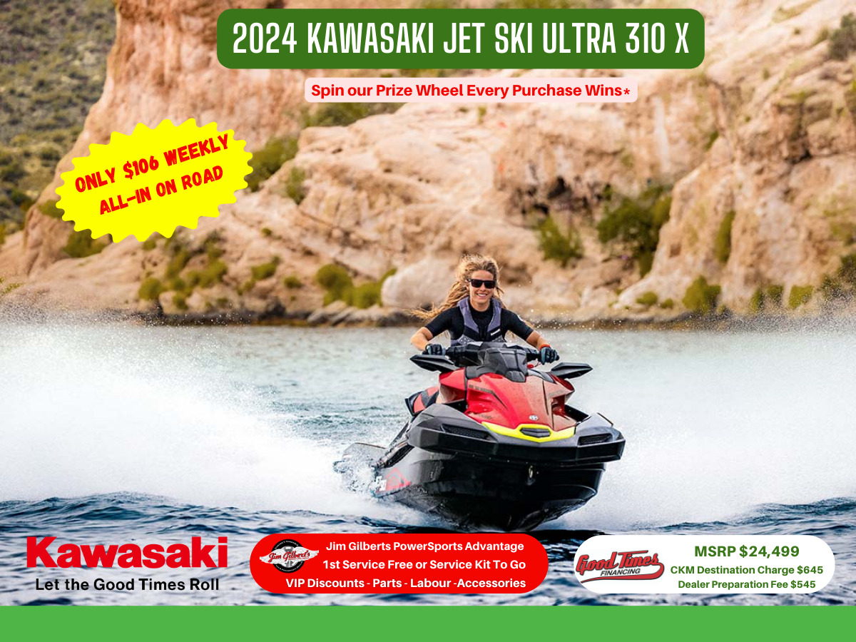 2024 Kawasaki JET SKI ULTRA 310 X - Only $106 Weekly