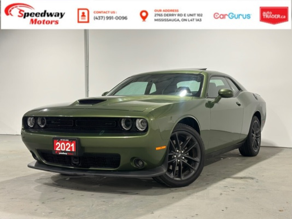 2021 Dodge Challenger GT |AWD|SUNROOF|CLEANCARFAX|