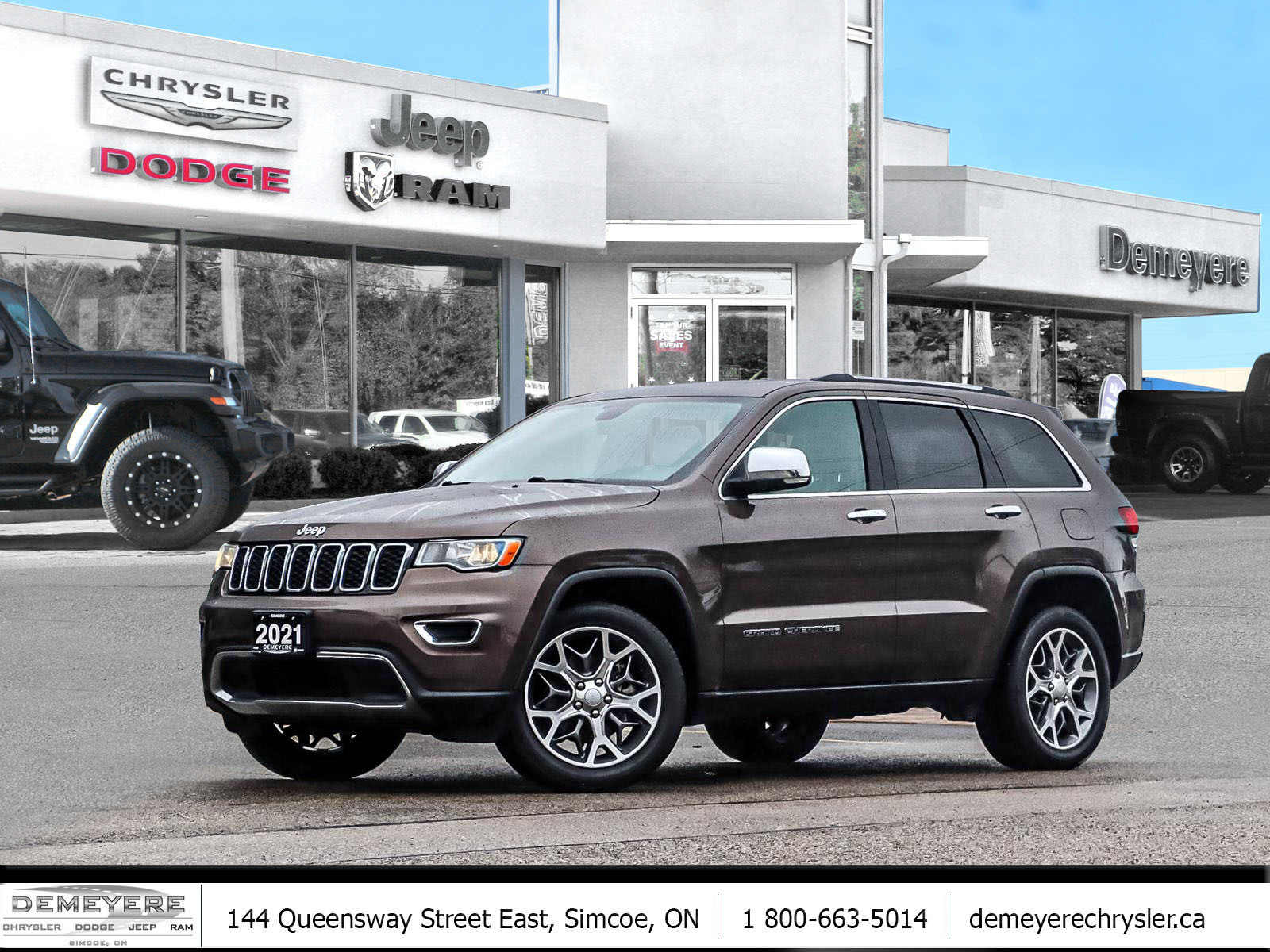 2021 Jeep Grand Cherokee LIMITED 4X4 | LEATHER HEATED AND VENTED SEATS