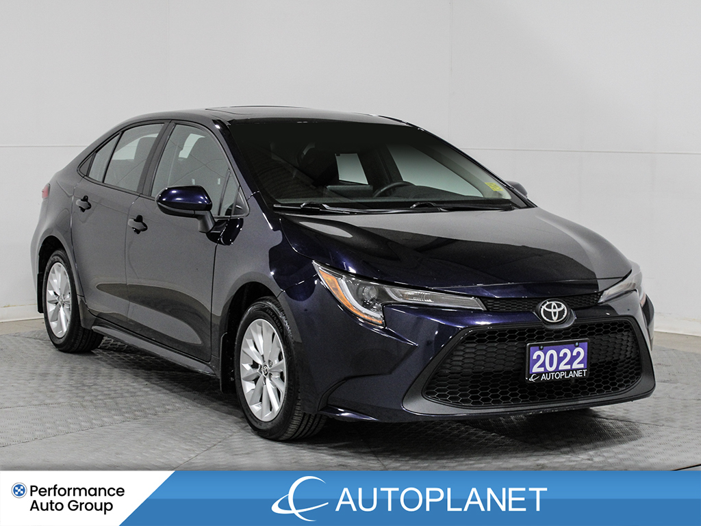 2022 Toyota Corolla LE, Upgrade Pkg, Back Up Cam, Sunroof,Clean Carfax