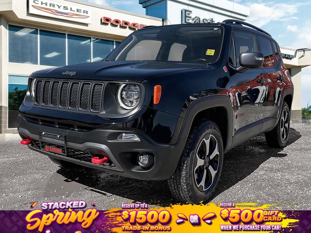 2019 Jeep Renegade Trailhawk | No Accidents | 1 Owner | Panoramic Sun