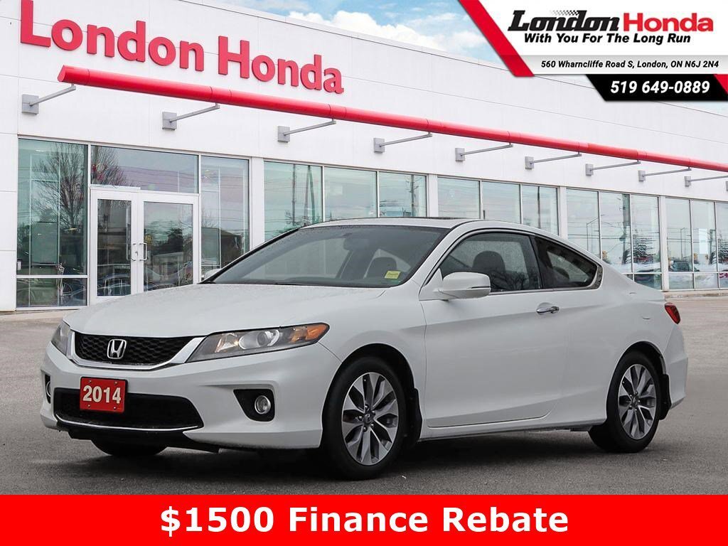 2014 Honda Accord Coupe EX | 1OWN CLEAN CARFAX | LOW KM |