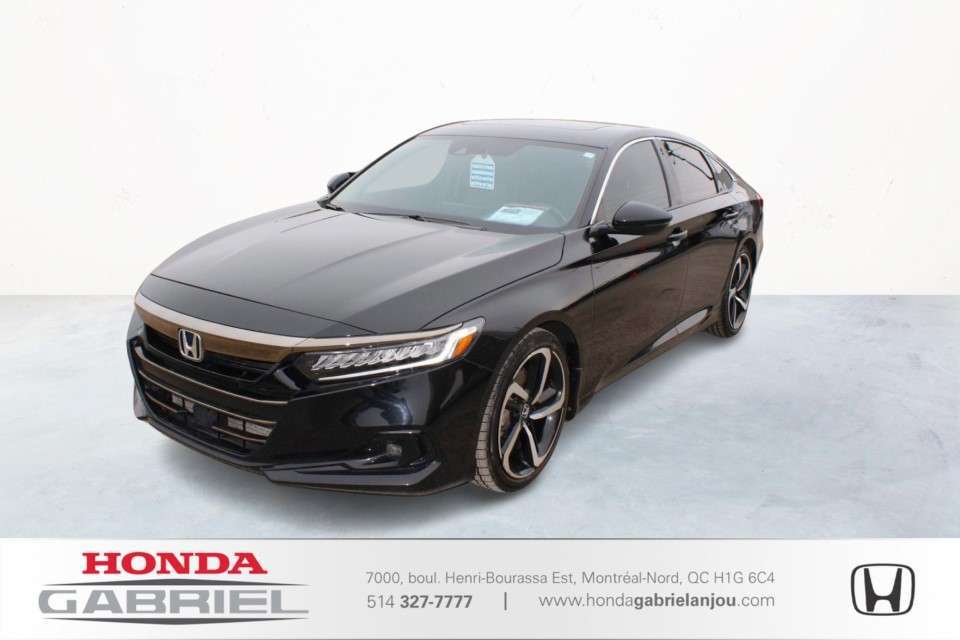 2021 Honda Accord SPORT 1.5T 1 SEUL PROPRIO+CAR PLAY+DEMARREUR A DIS