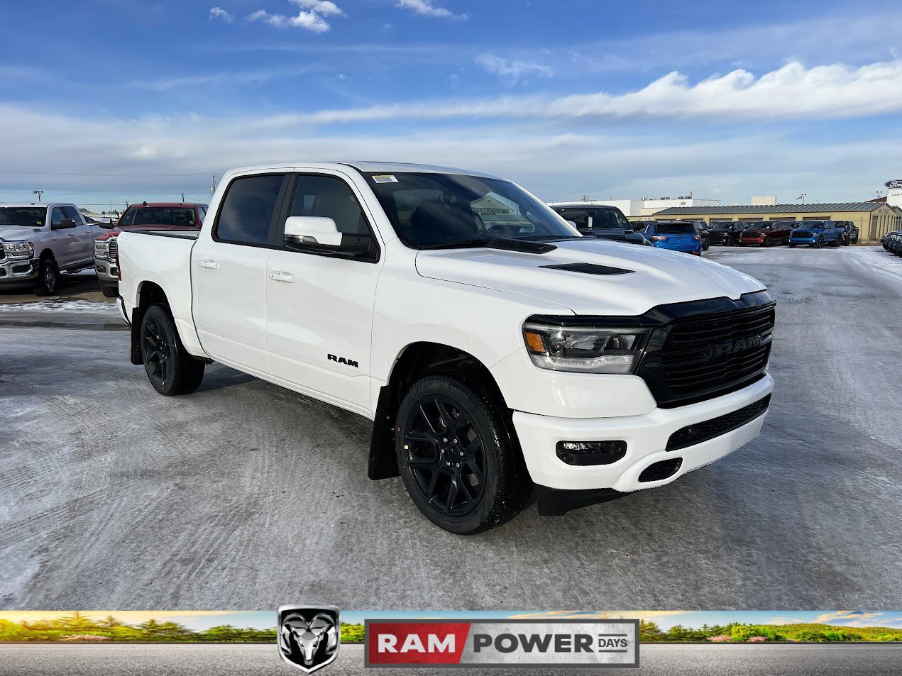 2024 Ram 1500 Sport Night Edtion LVL 2 Dual Pane Panoramic  Sunr