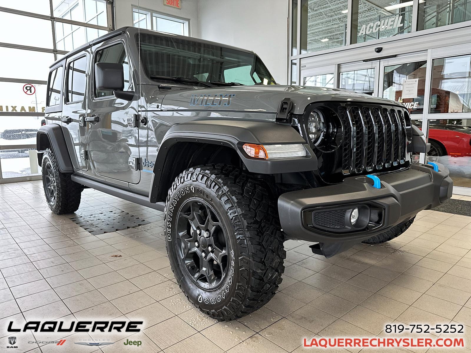 2023 Jeep Wrangler 4xe WILLYS //HYBRIDE RECHARGEABLE//TEMPS FROID