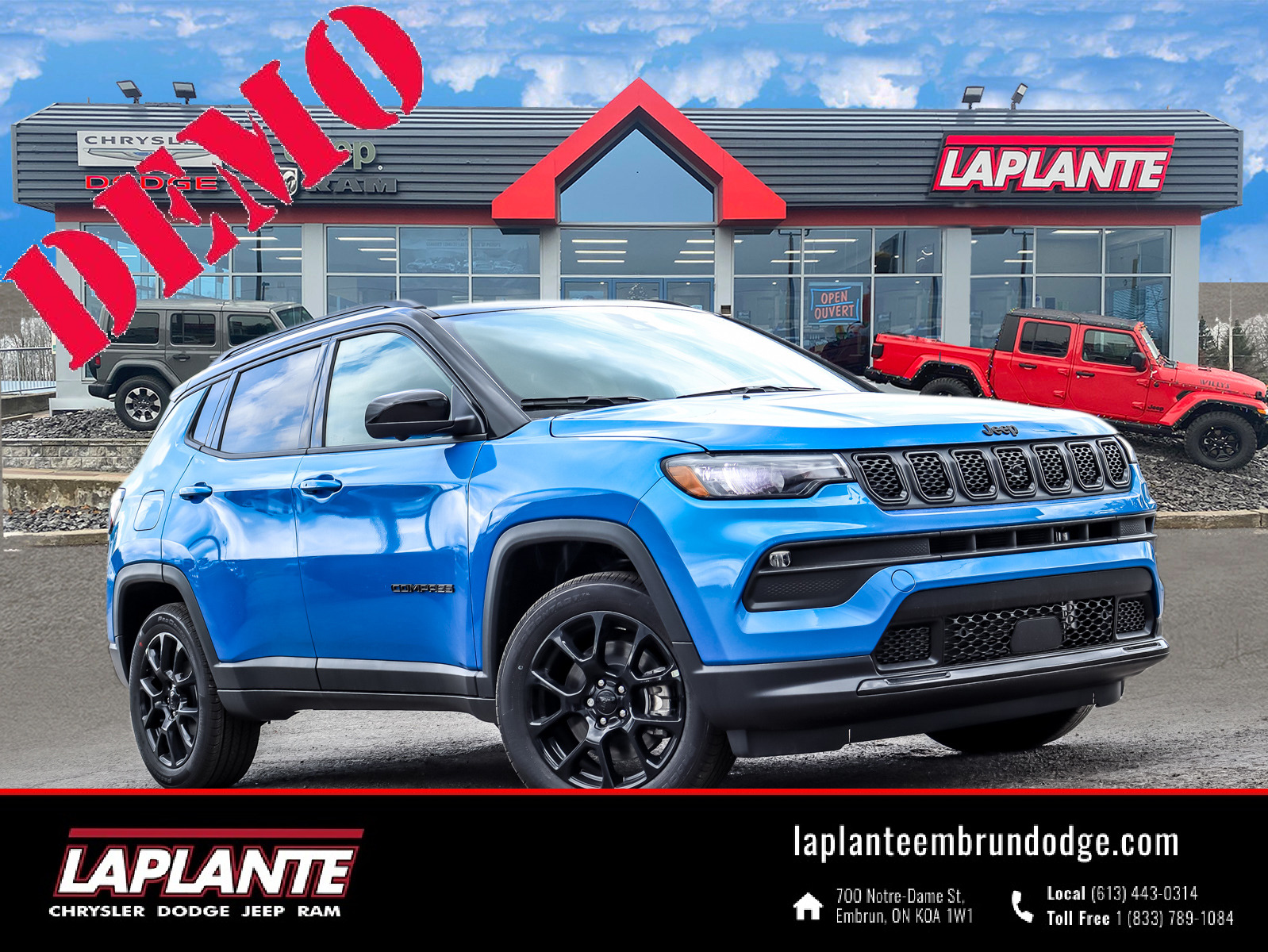 2023 Jeep Compass Altitude Panoramic Sunroof + Power Liftgate + Leat