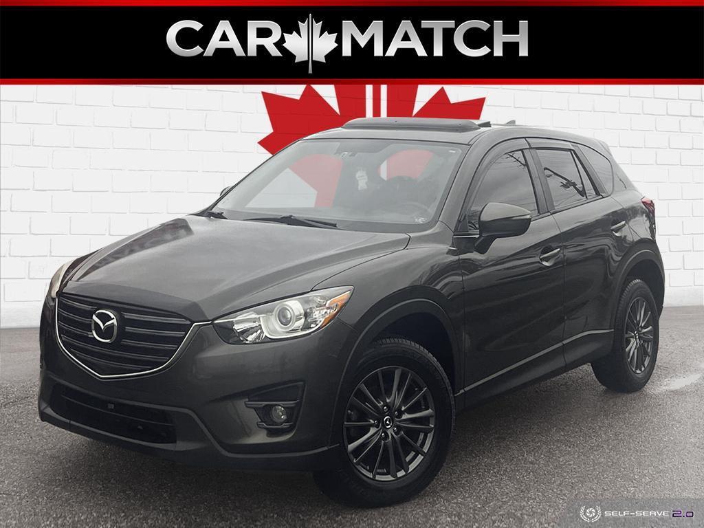2016 Mazda CX-5 GS / LEATHER / BACK CAM / HTD SEATS / ROOF / NAV