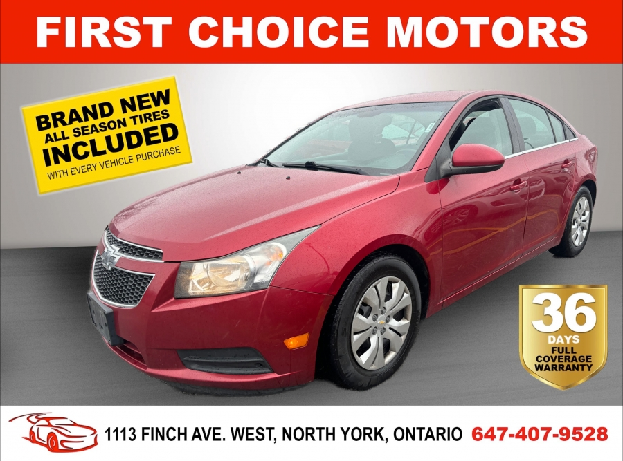 2013 Chevrolet Cruze LT ~AUTOMATIC, FULLY CERTIFIED WITH WARRANTY!!!~