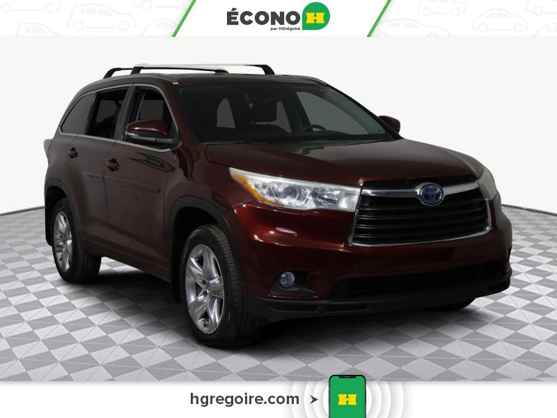 2016 Toyota Highlander HYBRIDE LIMITED 7 PASSAGERS CUIR TOIT MAGS