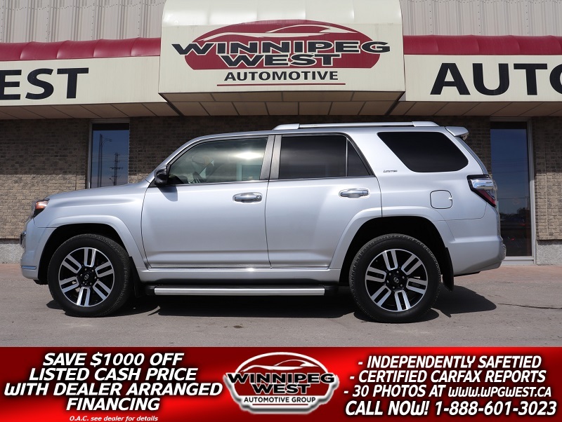 2018 Toyota 4Runner LIMITED V6 4X4, NAV ,ROOF, LEATHER, FLAWLESS/65KMS