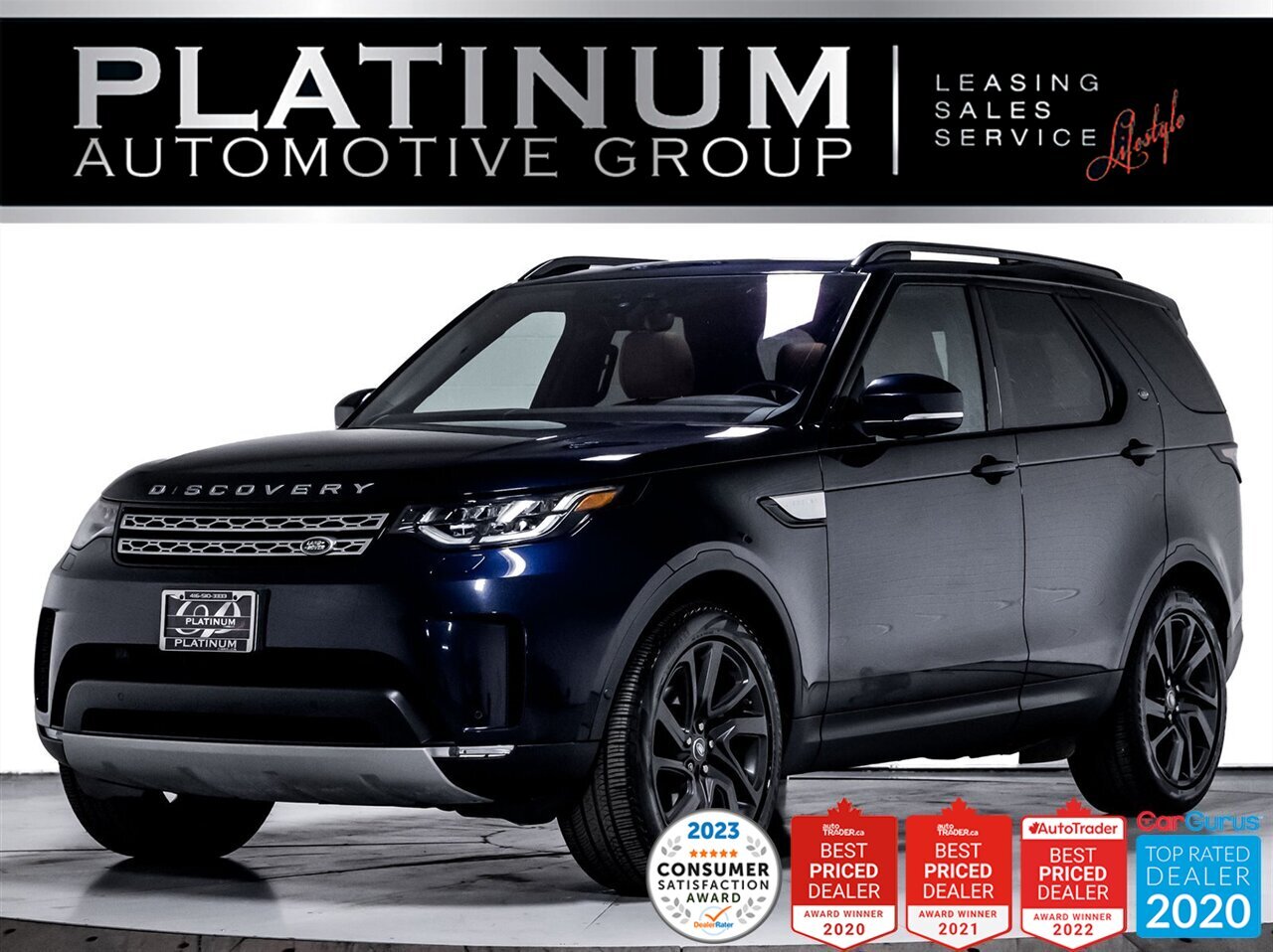 2020 Land Rover Discovery HSE,7 PASSENGER,SUPERCHARGED,MERIDIAN SYS,NAVI