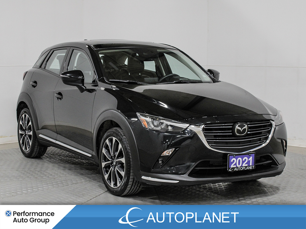 2021 Mazda CX-3 GT AWD, Heads Up Display, Back Up Cam, Sunroof!