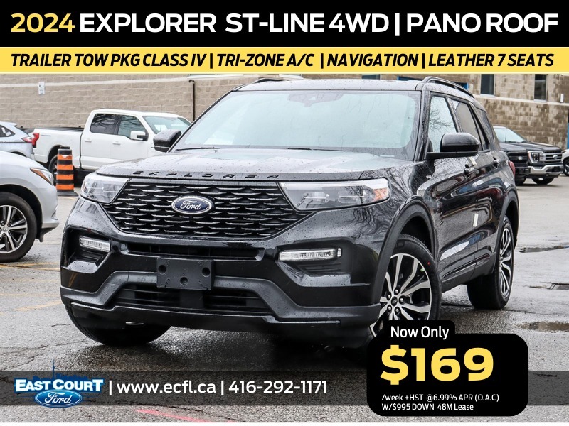 2024 Ford Explorer ST-Line | Pano Roof | B&O Audio | Tri-zone A/C