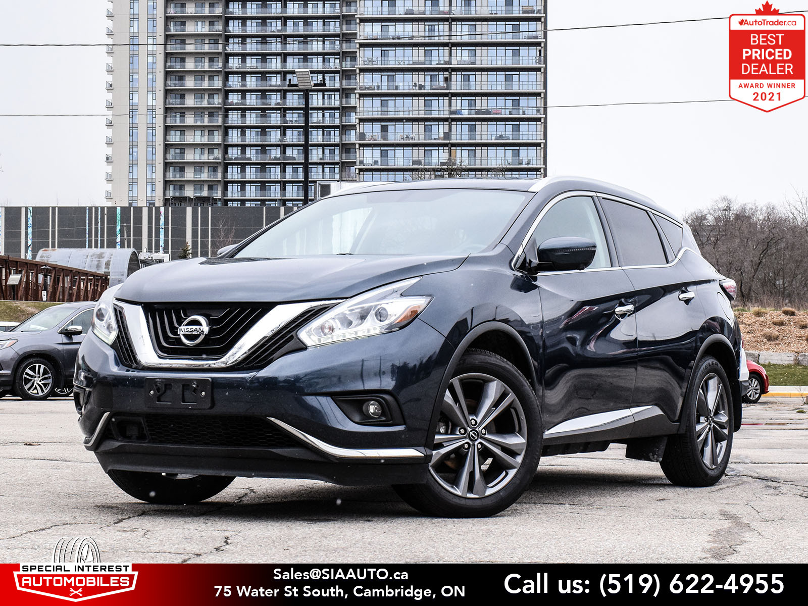 2018 Nissan Murano AWD Platinum * Accident Free * Certified * Loaded