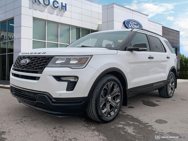 2018 Ford Explorer Sport - Twin Panel Moonroof,  2nd Row Captain Chai