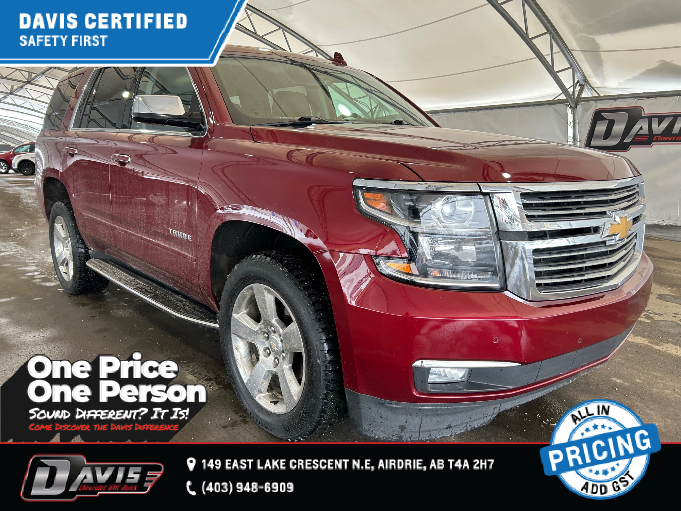 2017 Chevrolet Tahoe Premier 355HP V8 | LEATHER | MAX TOW PKG | 7 PASS 