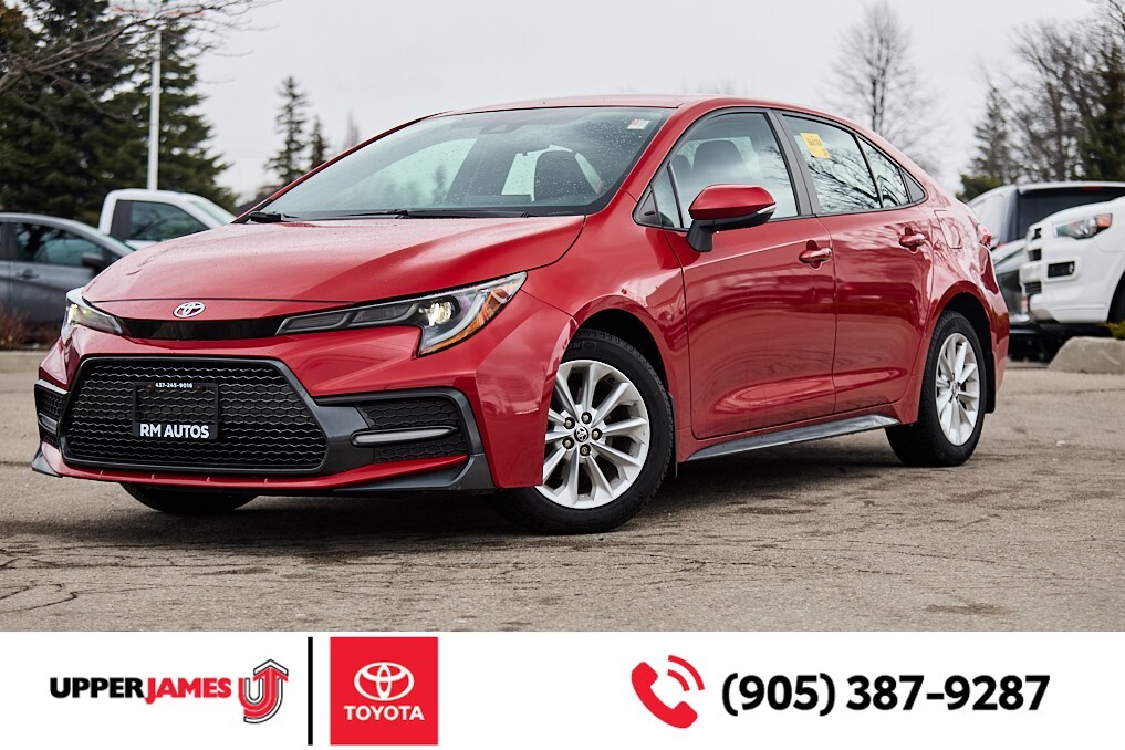 2020 Toyota Corolla SE, Alloy Wheels, Paddle Shifters, ONLY 87975 Kms,
