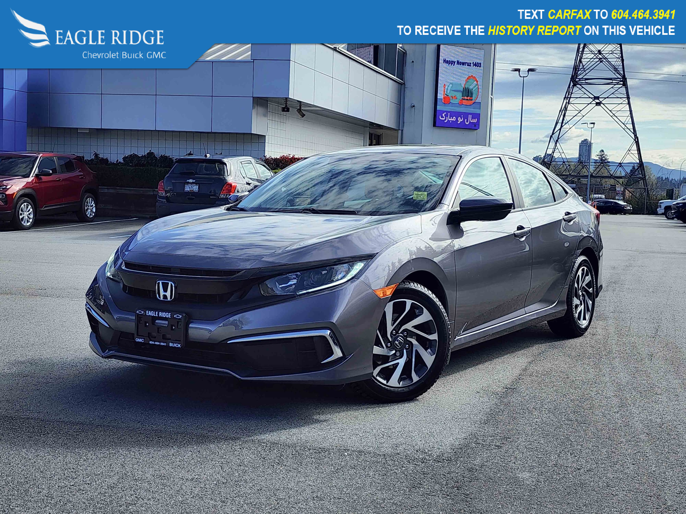 2020 Honda Civic EX Lane Keeping Assist System, Power driver seat, 