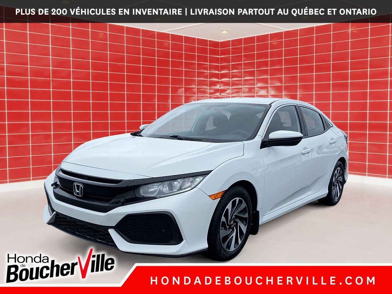 2017 Honda Civic Hatchback LX TURBO! AUTOMATIQUE, CARPLAY ET ANDROID