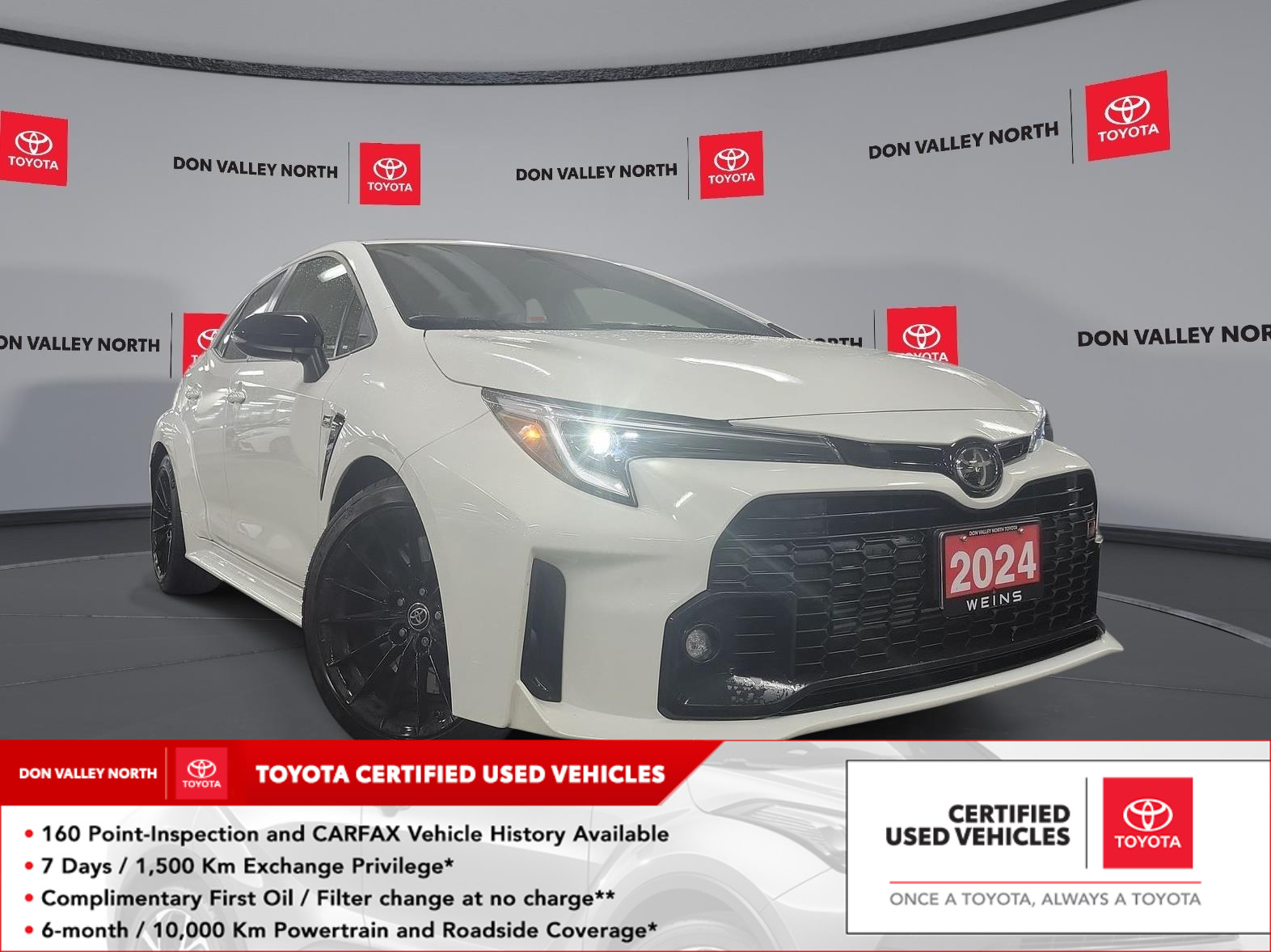 2024 Toyota GR Corolla Core GRADE | LOW MILEAGE | SAFETY CONNECT | CERTIF