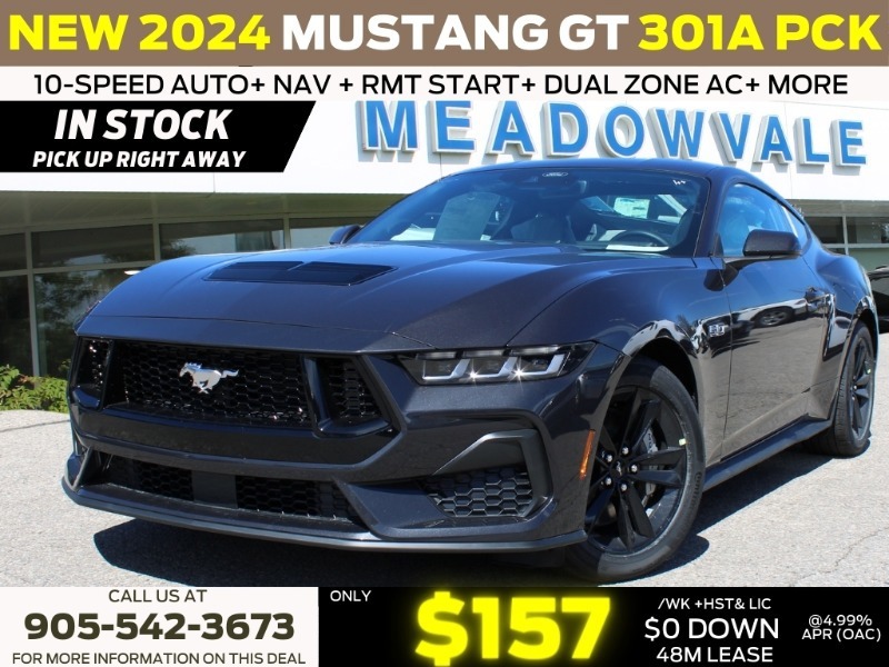 2024 Ford Mustang GT Fastback - 301A HIGH PACK  10-SPEED AUTO  9 SPE